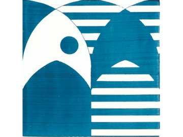 SINUS AMALPHITANIS - Handmade ceramic wall tiles by Giovanni De Maio - view 2